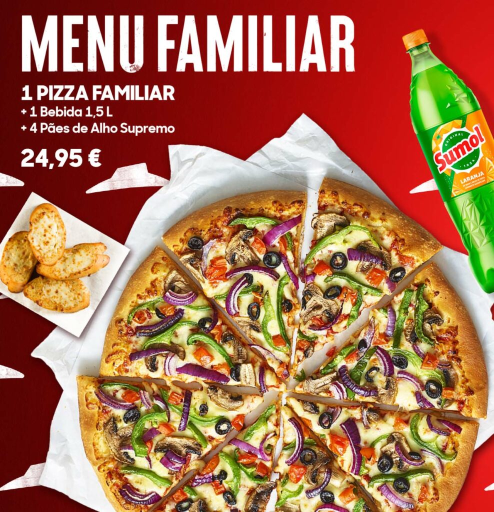 MENU FAMILIAR. Entrega so Domicílio - Pizza Hut